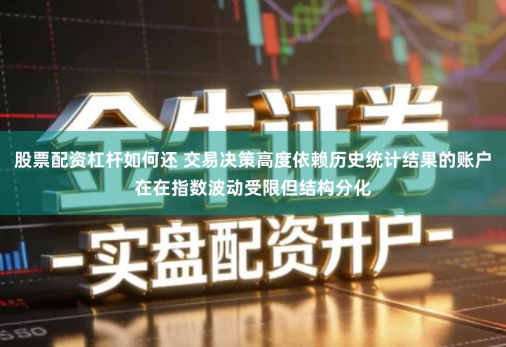 股票配资杠杆如何还 交易决策高度依赖历史统计结果的账户在在指数波动受限但结构分化